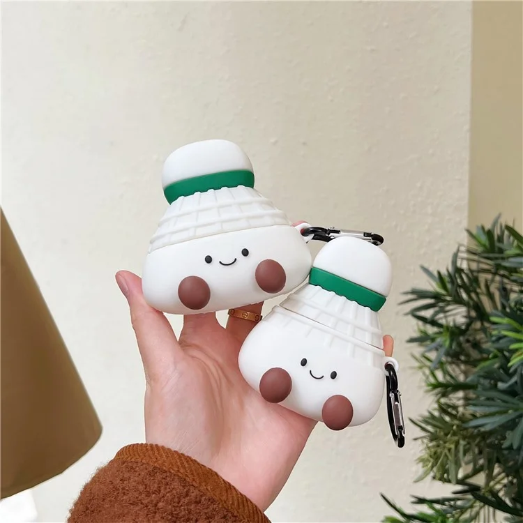 Earphone Case for Apple AirPods with Wireless Charging Case (2019)  /  AirPods with Charging Case (2019)  /  (2016) Badminton Shape