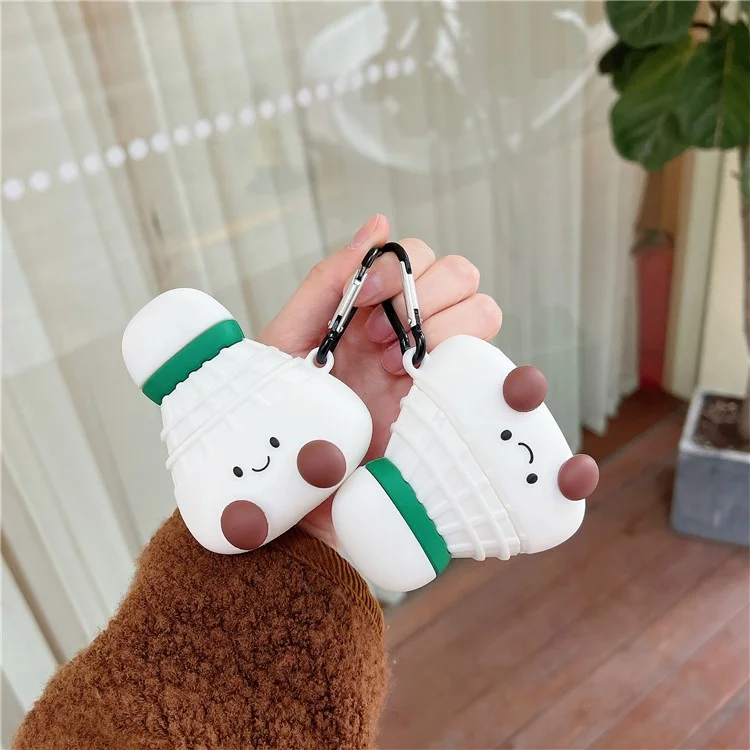 Earphone Case for Apple AirPods with Wireless Charging Case (2019)  /  AirPods with Charging Case (2019)  /  (2016) Badminton Shape