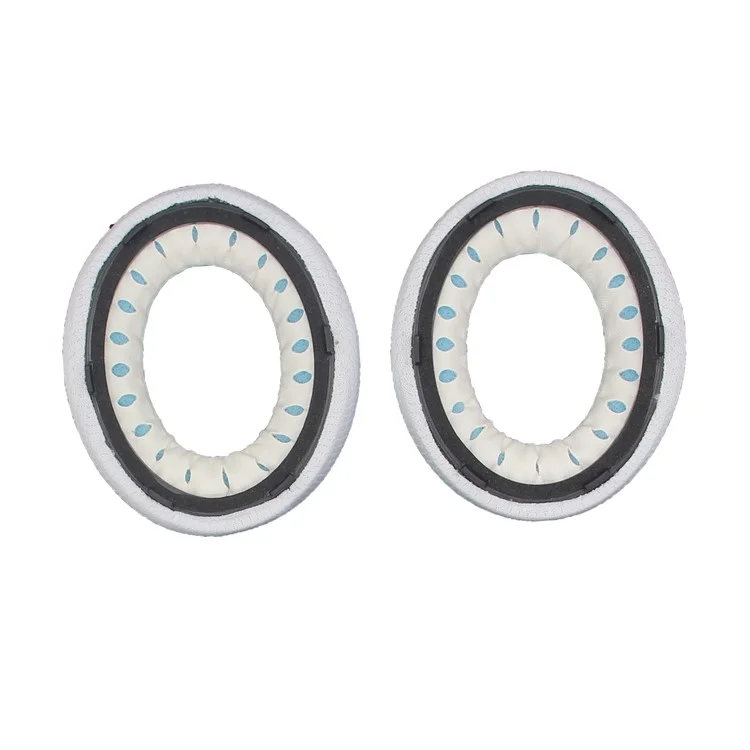 JZF-317 1Pair For Bose 700  /  NC700 Headset Earpads Foam Replacement Ear Cushions Mesh Fabric Protective Cover with Cotton Pads - White