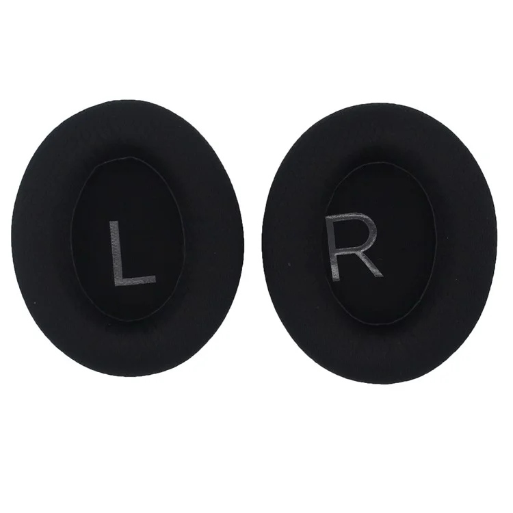 JZF-317 1Pair For Bose 700  /  NC700 Headset Earpads Foam Replacement Ear Cushions Mesh Fabric Protective Cover with Cotton Pads - Black