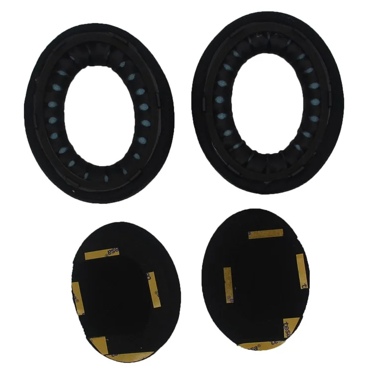 JZF-317 1Pair For Bose 700  /  NC700 Headset Earpads Foam Replacement Ear Cushions Mesh Fabric Protective Cover with Cotton Pads - Black