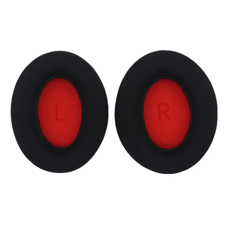 JZF-425 1Pair For 1MORE Sonoflow Headset Earpads Replacement Mesh Fabric Ear Cushions Headphone Protective Cover