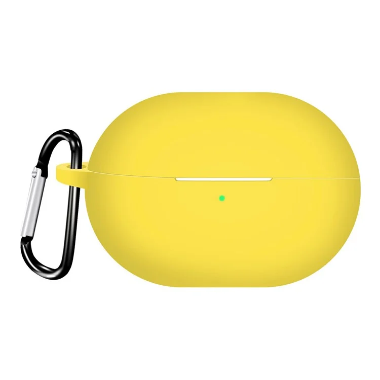 Für Huawei FreeBuds Pro 4 Schutzhülle Bluetooth-kompatible Ohrhörer Silikon-Hülle mit Haken - Gelb