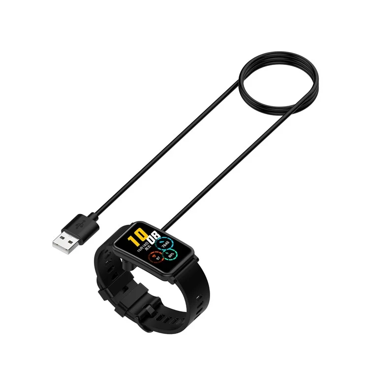 Cabo de Carregamento Universal USB para Huawei Band 10 / Honor Choice ROSSINI 2i - Preto