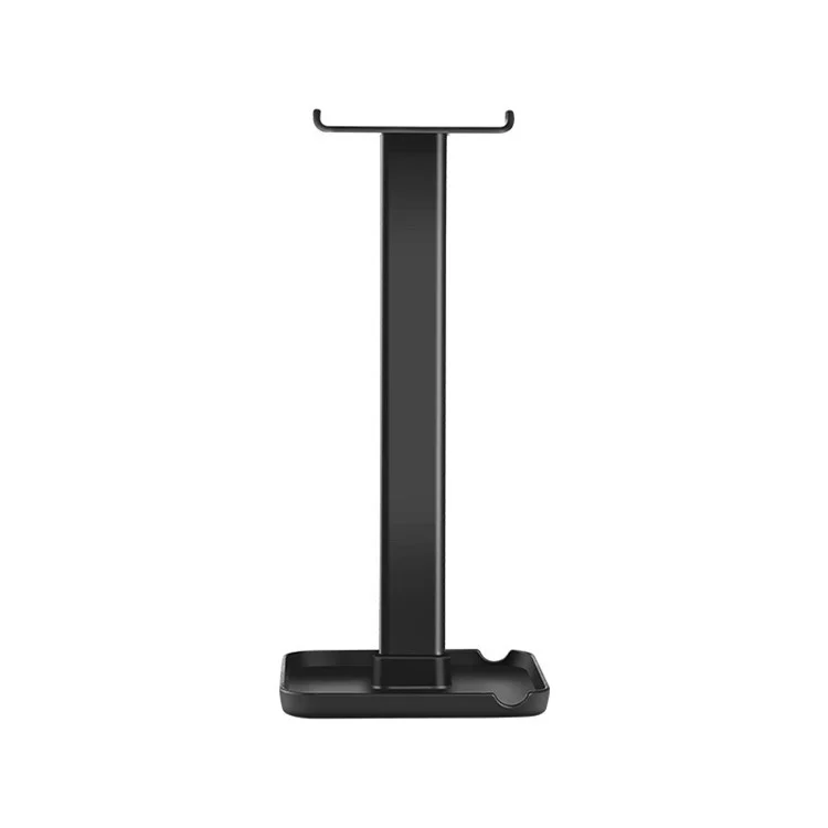 JD064 Multifunction Headset Stand Metal Headphone Hanger Desktop Tablet Pell Thone Titular - Preto