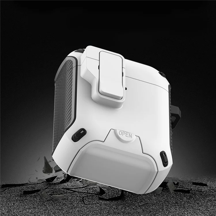 Magnetic Earphone Cover For Apple AirPods with Wireless Charging Case (2019)  /  AirPods with Charging Case (2019)  /  (2016) - Black