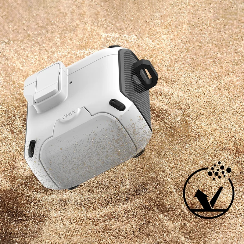 Magnetic Earphone Cover For Apple AirPods with Wireless Charging Case (2019)  /  AirPods with Charging Case (2019)  /  (2016) - White  /  Pink