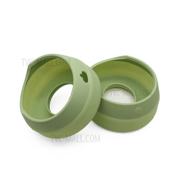 1 Pair Silicone Cushion Protective Cover Ear Pads for Beats Solo Pro Bluetooth-compatible Headphone - Avocado Green