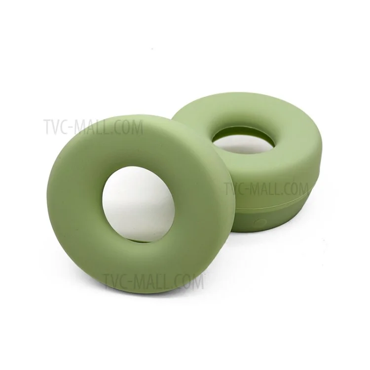 1 Pair Silicone Cushion Protective Cover Ear Pads for Beats Solo Pro Bluetooth-compatible Headphone - Avocado Green