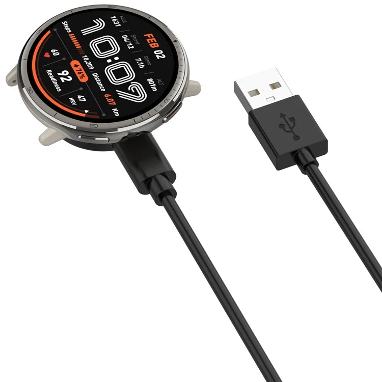 Pour Huami Amazfit Bip 6 A2435 Station de Charge avec Câble Type C Détachable Chargeur de Montre Intelligente