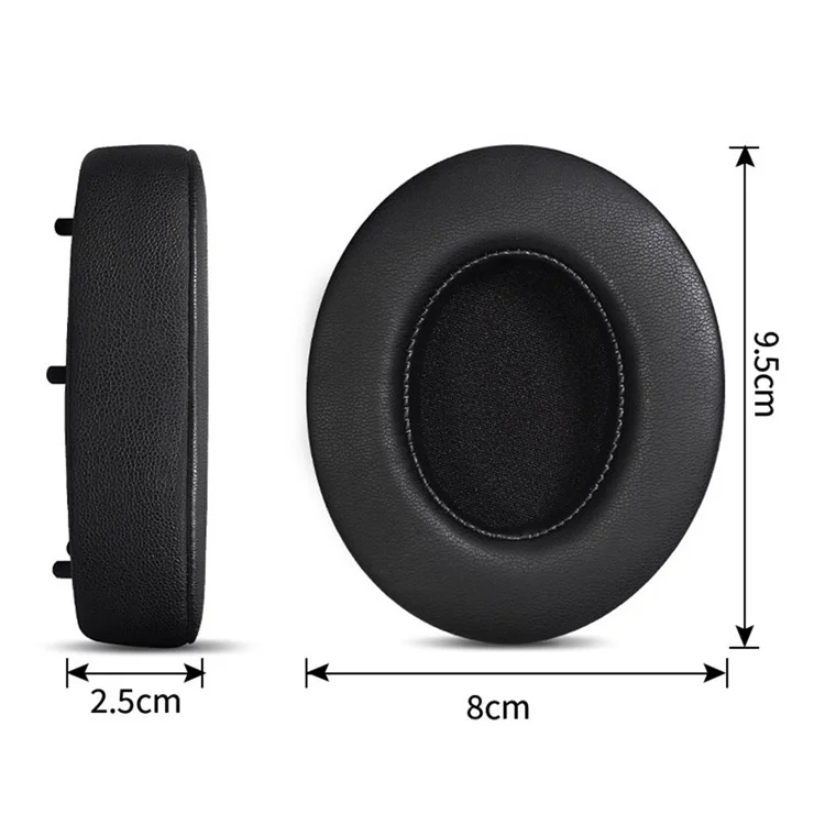 1 Pair For iKF T1 Pro / T1 Replacement Earpads Wireless Bluetooth-Compatible Headphones Protein Leather Ear Cushions