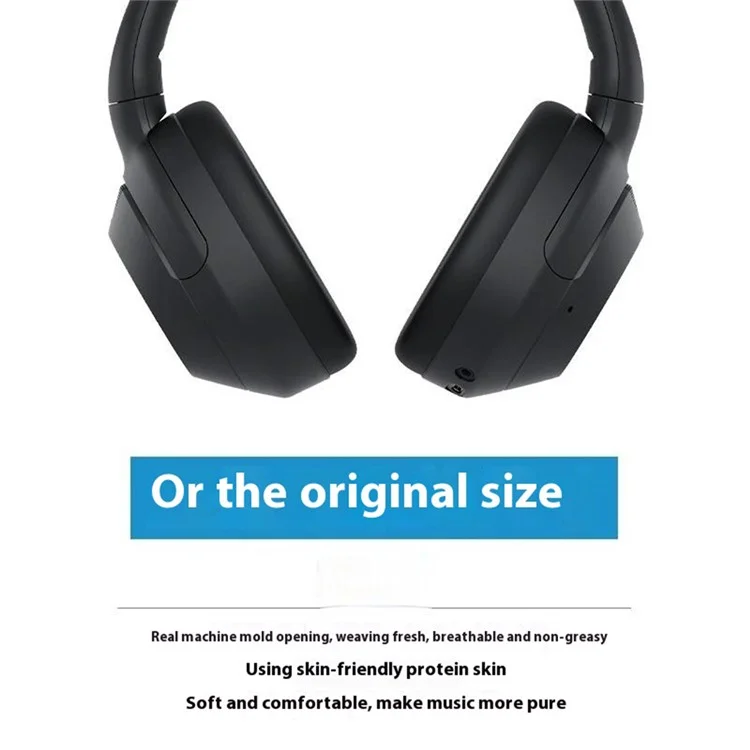 1 Par de Almofadas de Ouvido de Reposição para Sony WH-ULT900N / ULT WEAR Fones de Ouvido Sem Fio - Preto