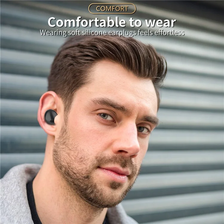 AHASTYLE PT168-B2 1 Pair For Samsung Galaxy Buds2 Pro Silicone Ear Tips Replacement Earphone Caps - Black / S