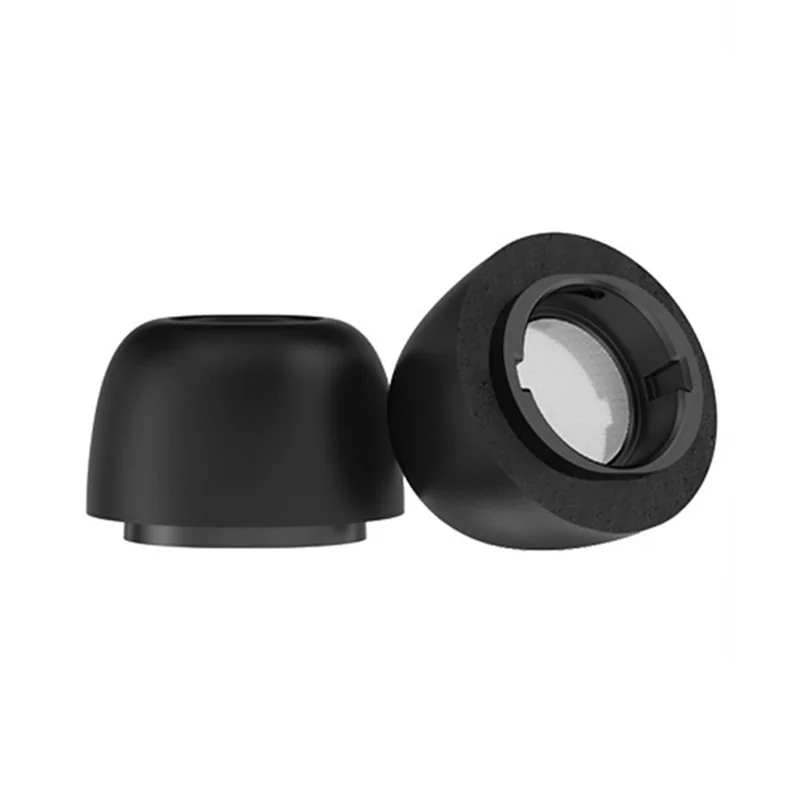 AHASTYLE WG168 3 Pairs For Samsung Galaxy Buds3 Pro Silicone Ear Tips Size M Bluetooth-Compatible Earbuds Caps - Black
