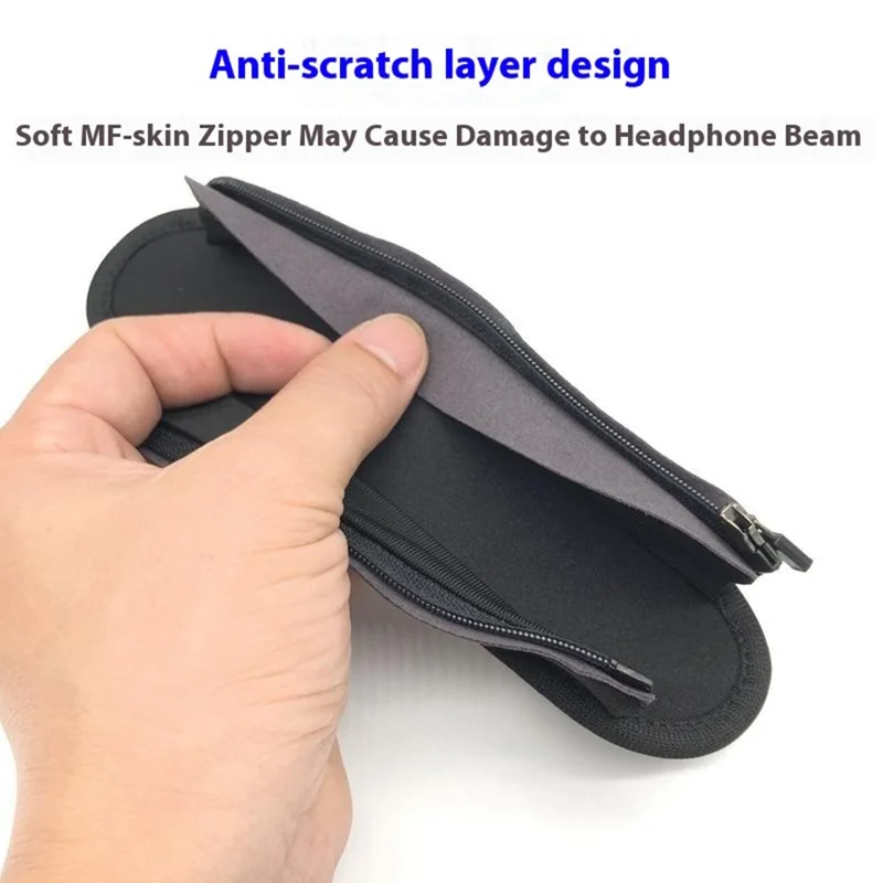 Head Beam Protector for Bose QuietComfort 25 / 35 II / 45 / Beats Solo3 / Studio Headband Protective Cover - Small Grey