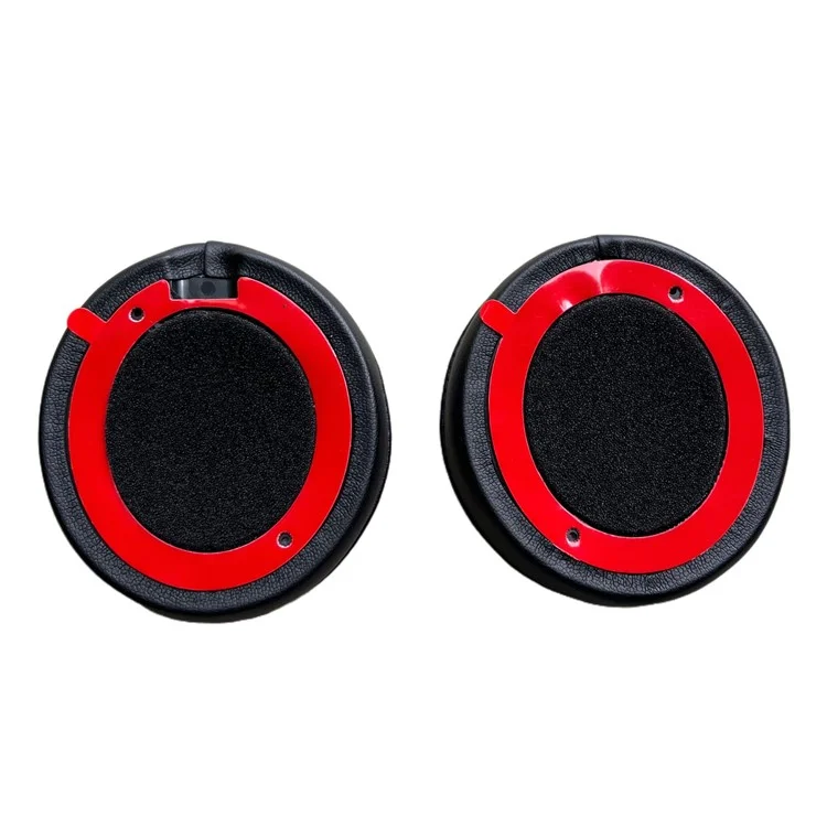 1 Pair for Beats Solo 4 Replacement Earpads Headphones Protein Leather Cushions - Black
