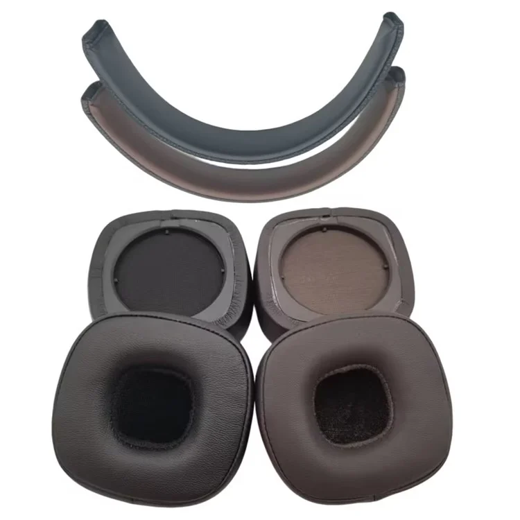 For Marshall Major V Headband Replacement Protein Leather Headphones Repair Kit - White