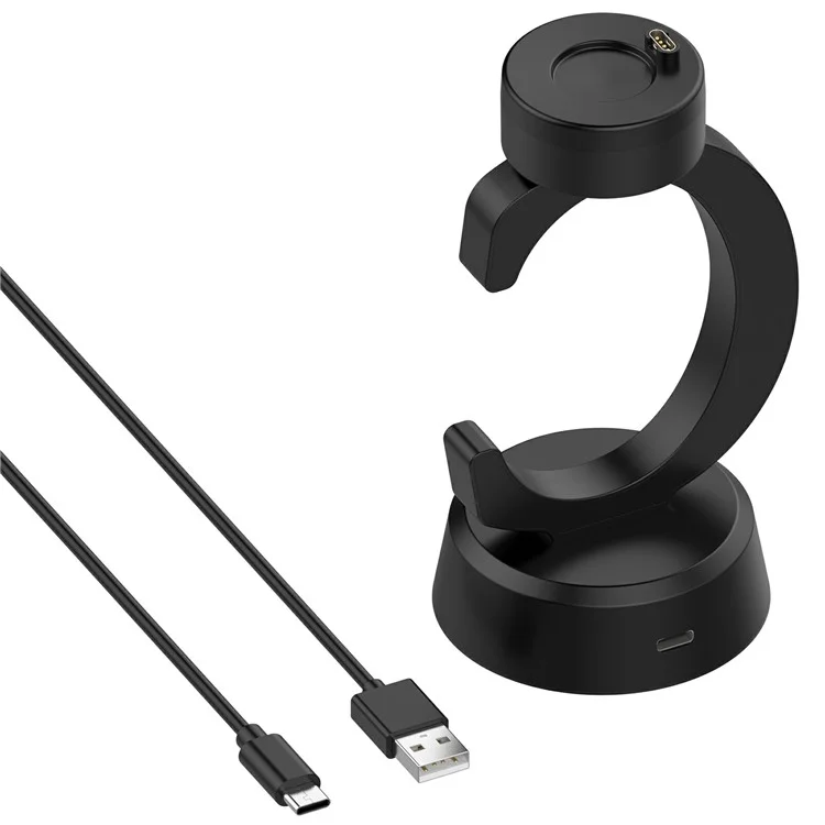 For Garmin Vivoactive 6 / Instinct E 45mm / 40mm / Instinct 3 / 50mm Charging Dock Stand C-Shaped Smartwatch Charger