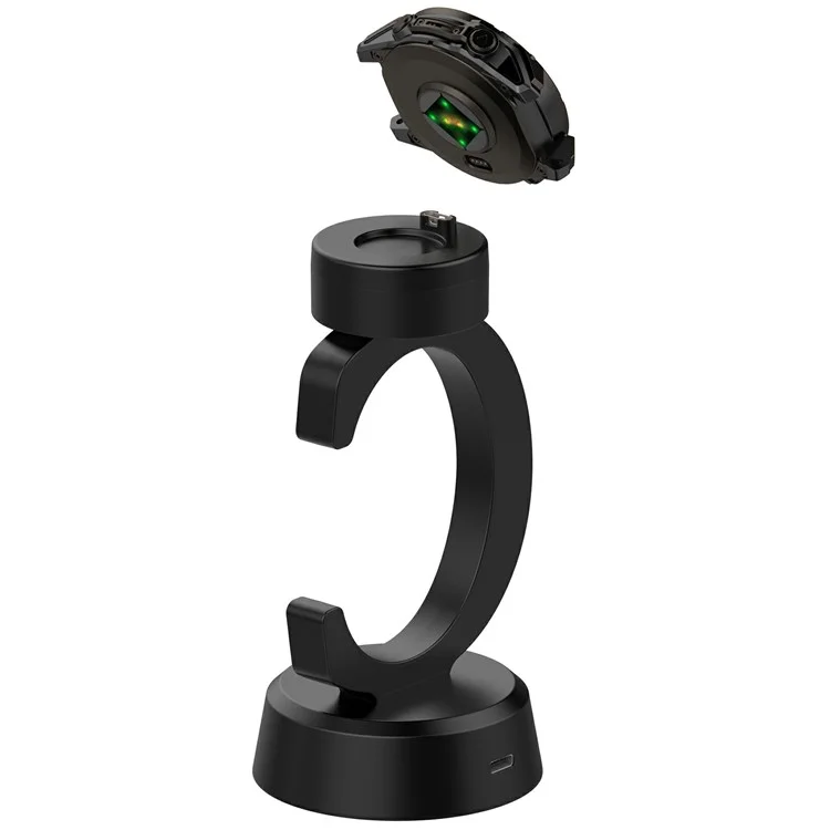 For Garmin Vivoactive 6 / Instinct E 45mm / 40mm / Instinct 3 / 50mm Charging Dock Stand C-Shaped Smartwatch Charger