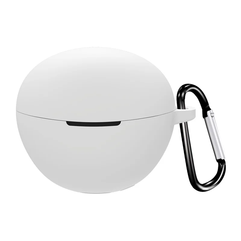 For Honor Choice LCHSE MAK-ME00 Protective Case Bluetooth-Compatible Earphones Silicone Cover with Hook - White