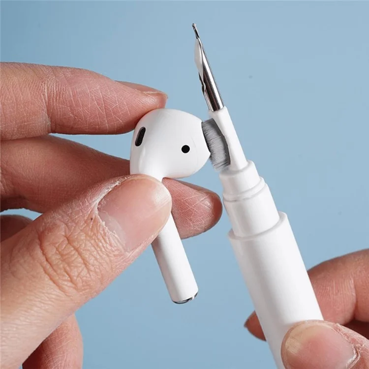 For AirPods Pro 2 Silicone Earbuds Case Soft Protective Cover No Hook with Cleaning Pen - Blue