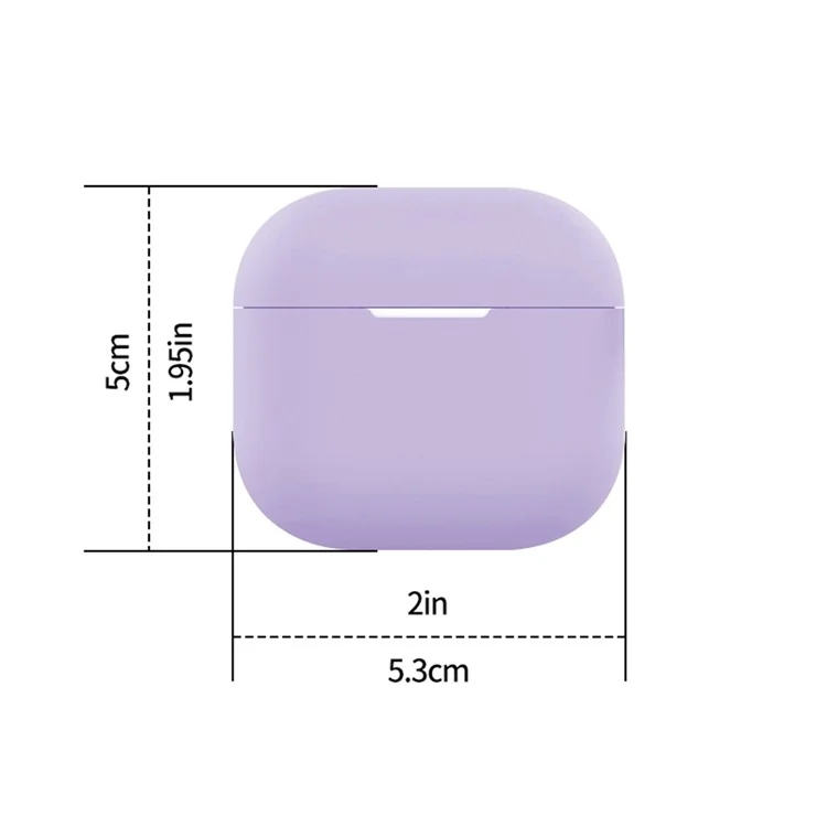 For AirPods 4 Silicone Earbuds Case Soft Protective Cover No Hook with Cleaning Pen - Midnight Blue