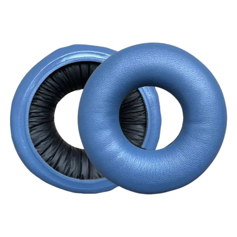 1 Pair For Sony WH-CH520 Wireless Headphone Replacement Earmuffs Protein Leather Earpads - Blue