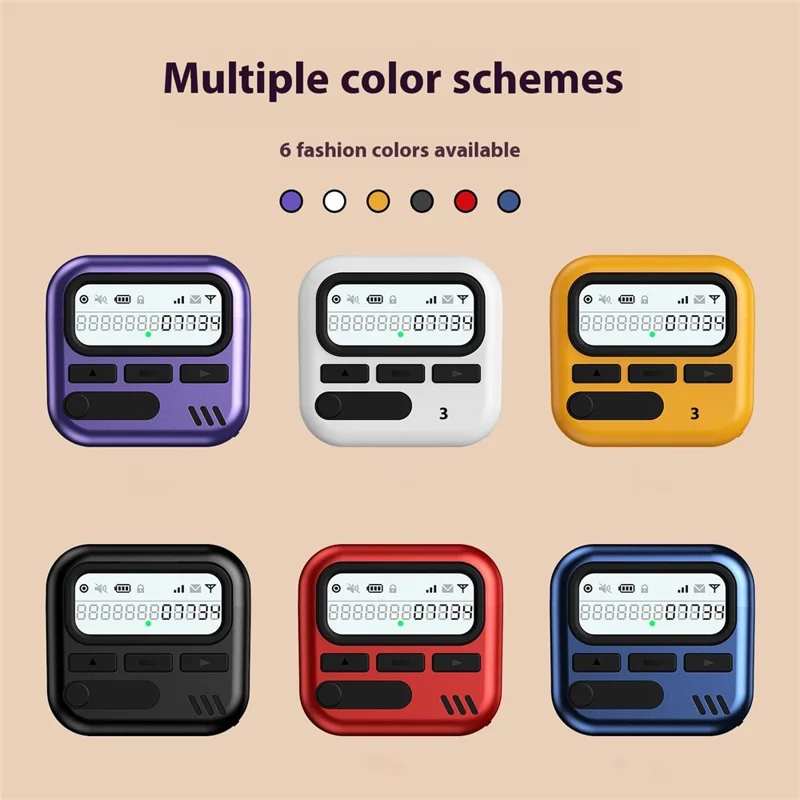 Capa para AirPods 4 Design Retrô TPU + PC Capa Protetora para Fones de Ouvido Sem Fio com Cordão - Roxo