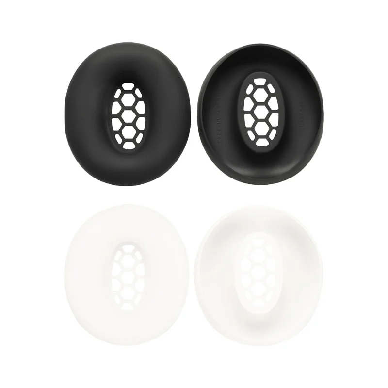 1 Paire Étui en Silicone pour Écouteurs Sennheiser HD 450BT Protection de Coussin - Noir