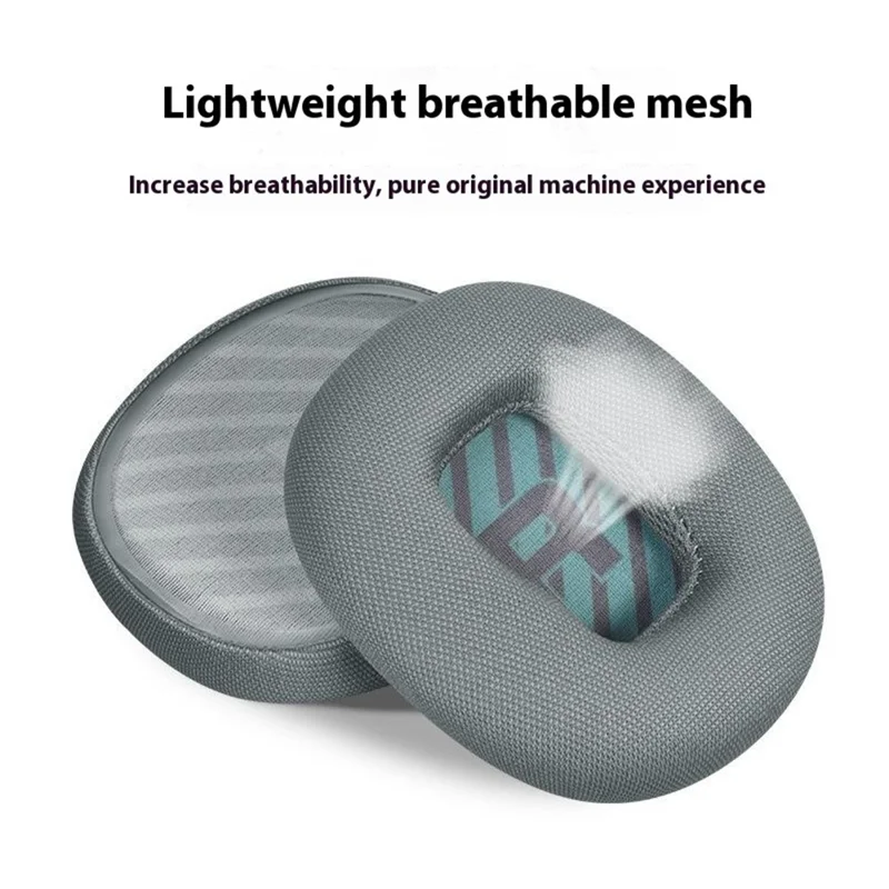 1 Paire de Coussinets d'Oreilles de Remplacement en Mousse à Mémoire de Forme avec Tissu Respirant en Maille pour Casque Logitech Astro A10 Génération 2 - Noir