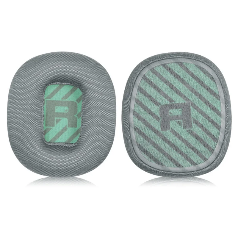 1 Pair for Logitech Astro A10 Gen 2 Headphone Replacement Ear Pads Breathable Mesh Fabric Memory Foam Cushions - Green