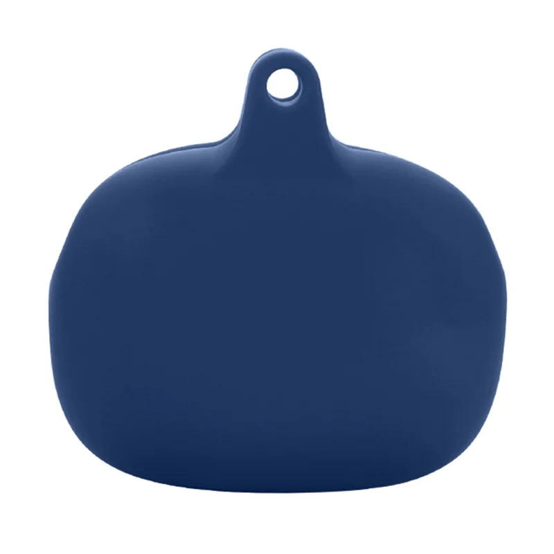 For FIIL ATOM Protective Case Bluetooth-Compatible Earbuds Silicone Cover with Hook - Dark Blue