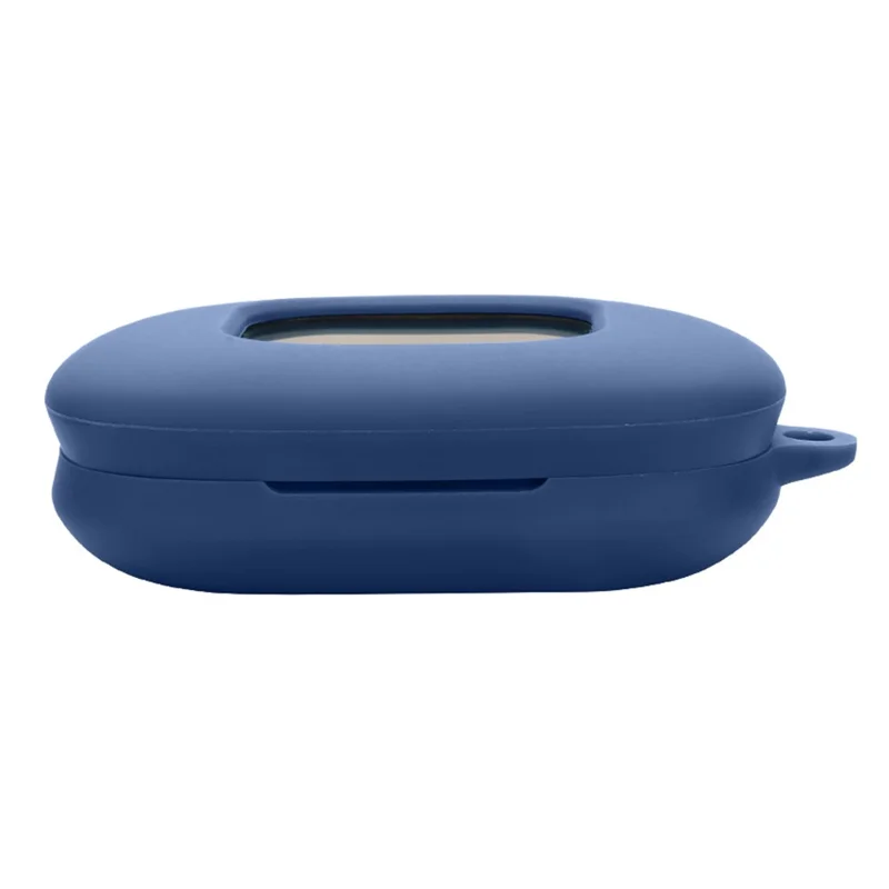For Cleer ARC 5 Protective Case Bluetooth-Compatible Earbuds Silicone Cover with Hook - Dark Blue