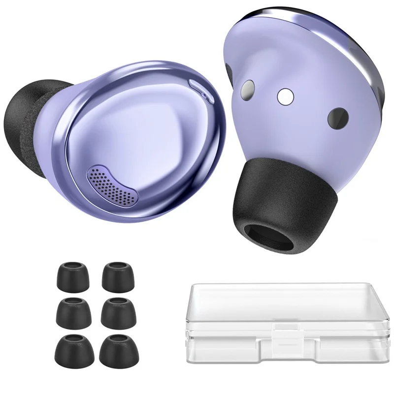 AHASTYLE WG36 3 пары насадок для Samsung Galaxy Buds Pro, силиконовые накладки для ушей - Черный / L