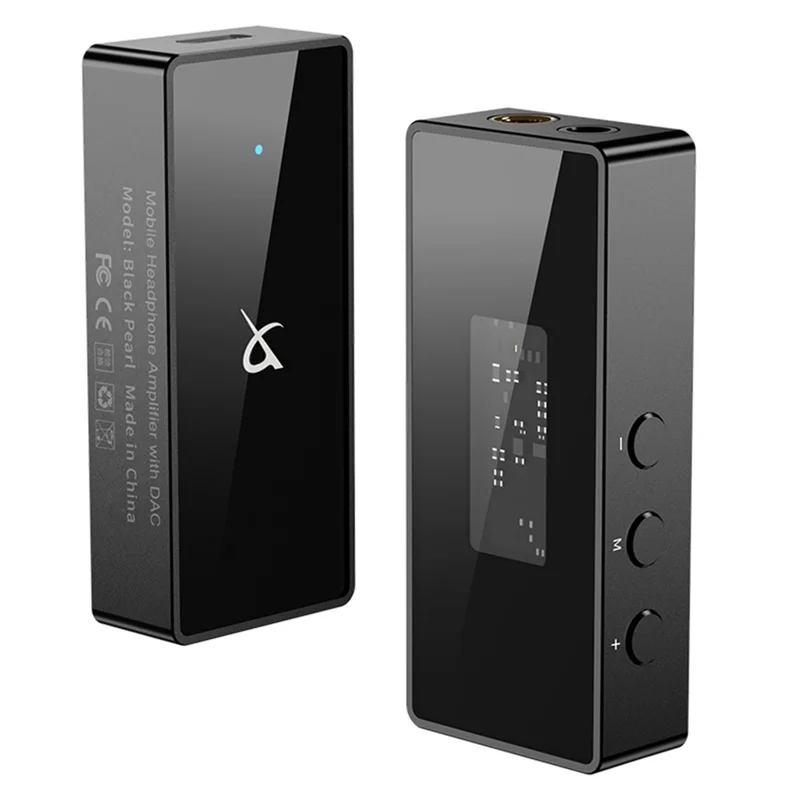 TRN Portable HiFi Digital Audio Decoder Amplifier DAC Dual Chip Headphone Dongle with LED Indicator
