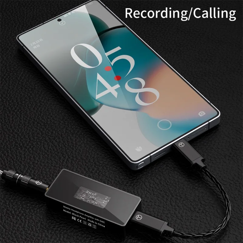 TRN Portable HiFi Digital Audio Decoder Amplifier DAC Dual Chip Headphone Dongle with LED Indicator