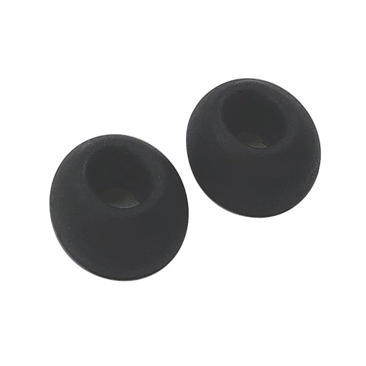 1 Par CP189 Capa Protetora de Silicone Antieslizante para Fones de Ouvido Médios - Preta