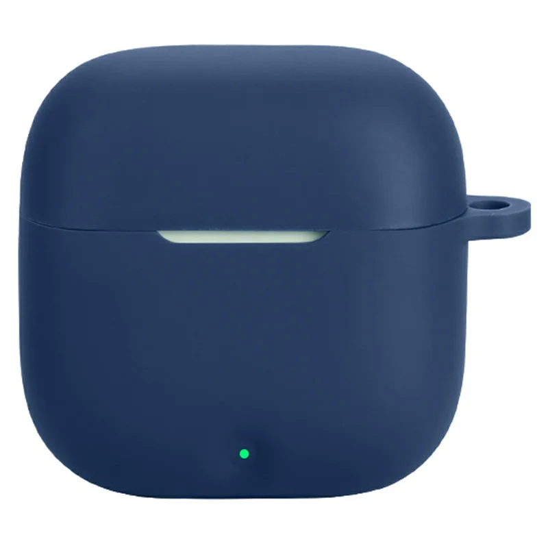Para Oppo Enco Air4 Nova Edição de Som Capa de Silicone Protetora com Fivela Anti-Perda - Azul Escuro