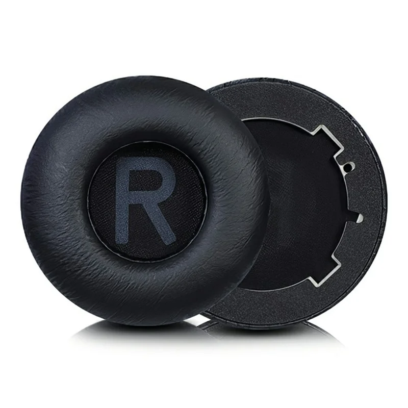 1 Pair Ear Pads For JBL Tune 600BTNC Foam Ear Cushions Replacement with Clips Comfortable Wear - Black