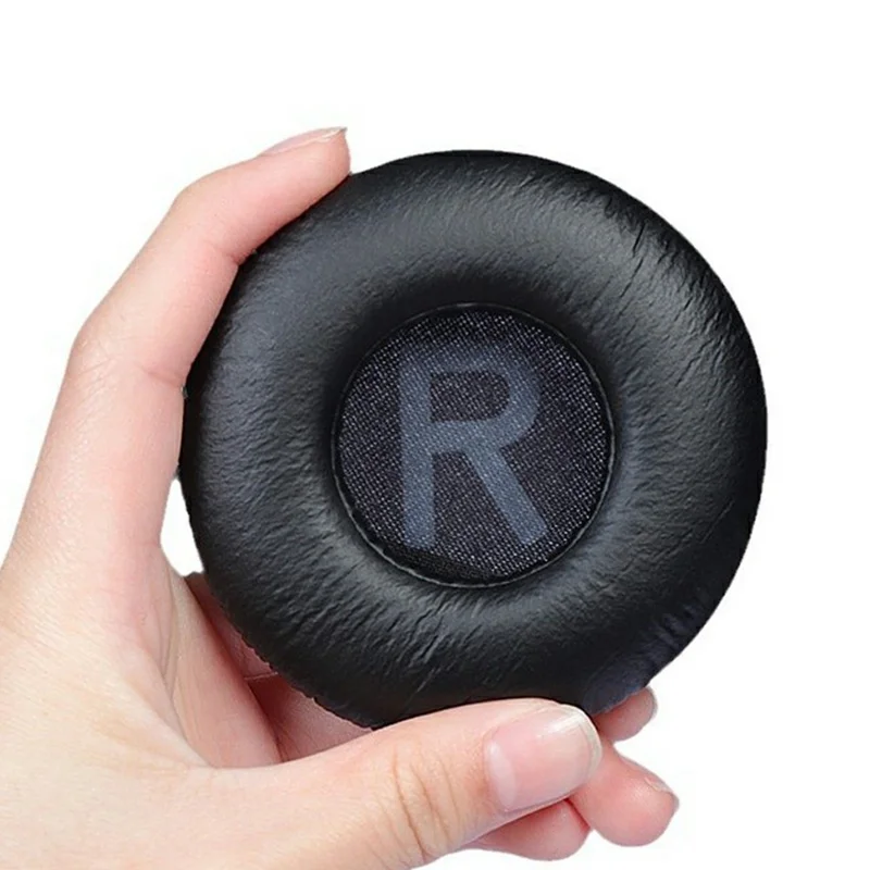 1 Pair Ear Pads For JBL Tune 600BTNC Foam Ear Cushions Replacement with Clips Comfortable Wear - Black
