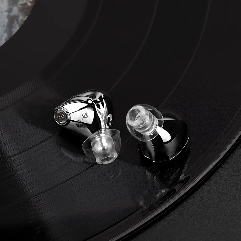 TRN 3 Pairs Transparent Liquid Silicone Ear Tips for In Ear Headphones Noise Isolating Replacement Earbud Caps - M