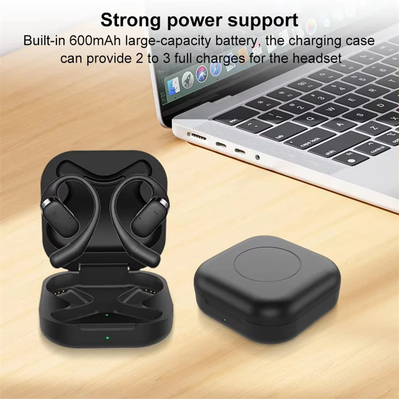 Für Shokz OpenFit T910 Open Ear Kopfhörer 600mAh Ladeetui Ersatz-Ladebox