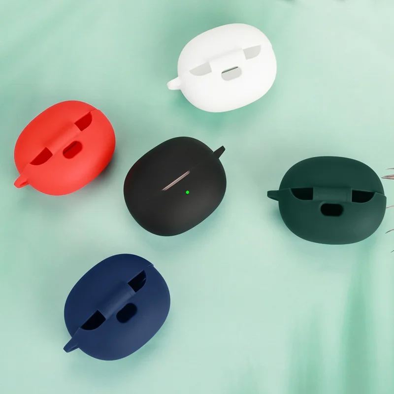 Чехол Baseus Bass BC1 с защитным силиконовым покрытием для Bluetooth-гарнитуры с крючком - Темно-синий