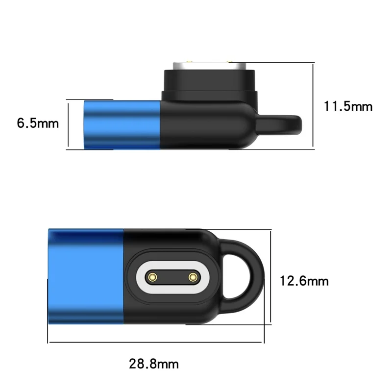 Adaptador de carga universal para Imoo Watch Phone Z11 / Z10 / Z9 / Z8 / Z7 - Azul
