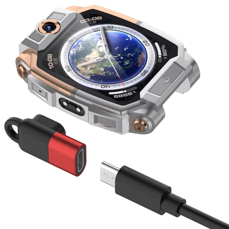 Pour Imoo Watch Phone Z11 / Z10 / Z9 / Z8 / Z7 Adaptateur de Charge Universel - Rouge