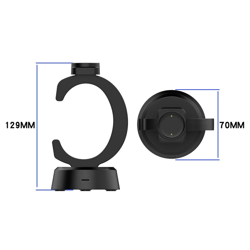 Зарядная подставка C-образной формы для смарт-часов Huami Amazfit Active 2 Square / Active 2 / Bip 6