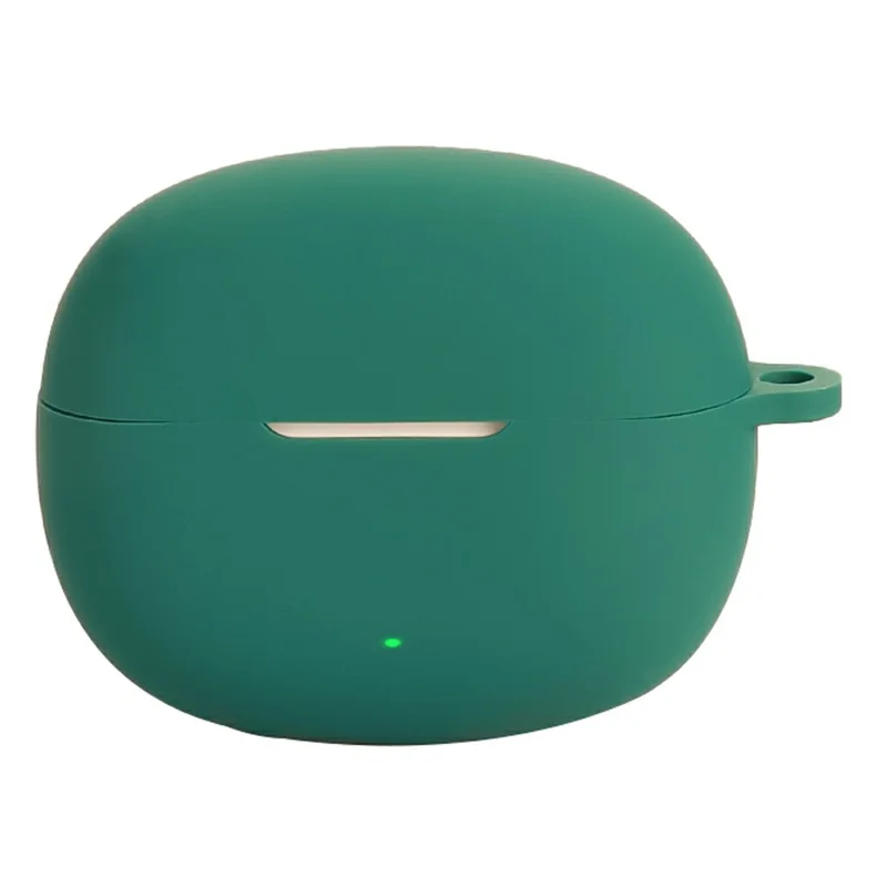 Capa de Silicone para Fones de Ouvido Sem Fio Edifier X5 Evo com Fivela Anti-Perda - Verde Escuro