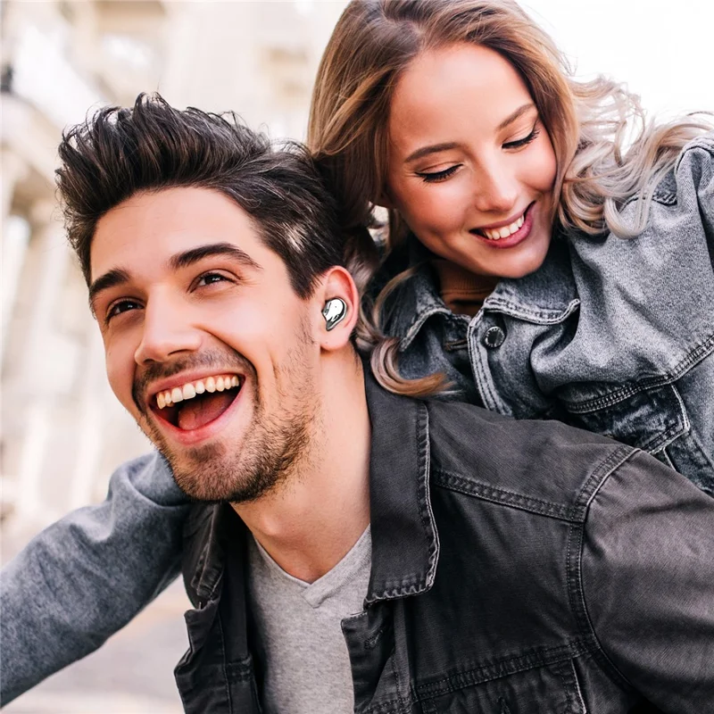 AHASTYLE PT132 3er-Pack Silikon-Ohrstöpsel Ersatz für Samsung Galaxy Buds Live, Größe: S + M + L - Weiß