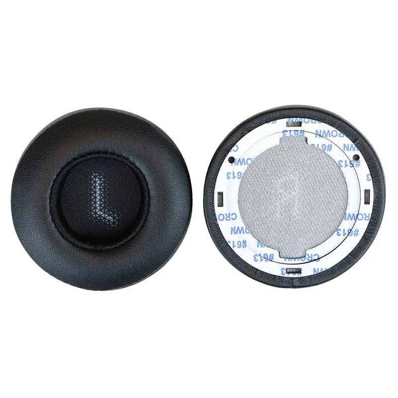 Almofadas de Ouvido de Couro Proteico para Fones JBL E45 / E45BT / E35 - Preto