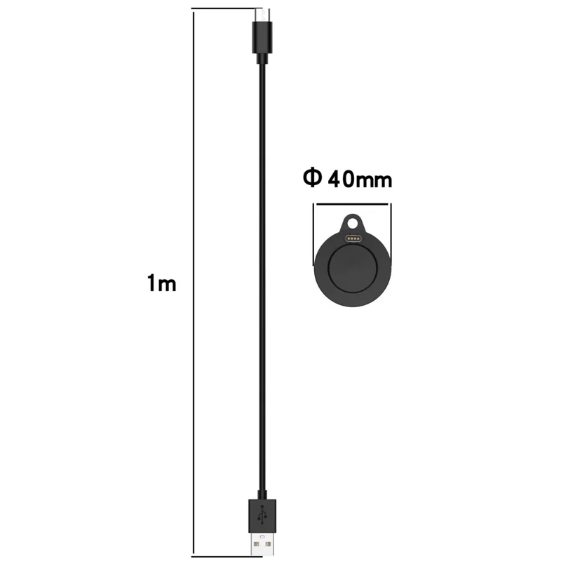 1m Charging Cable for Garmin Venu X1 / quatix 8 47mm / 51mm / Forerunner 570 42mm / 47mm Watch Charger